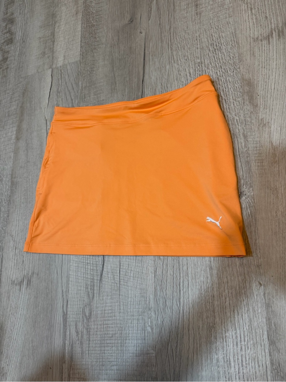 Puma Bright Orange Active Skort with Logo